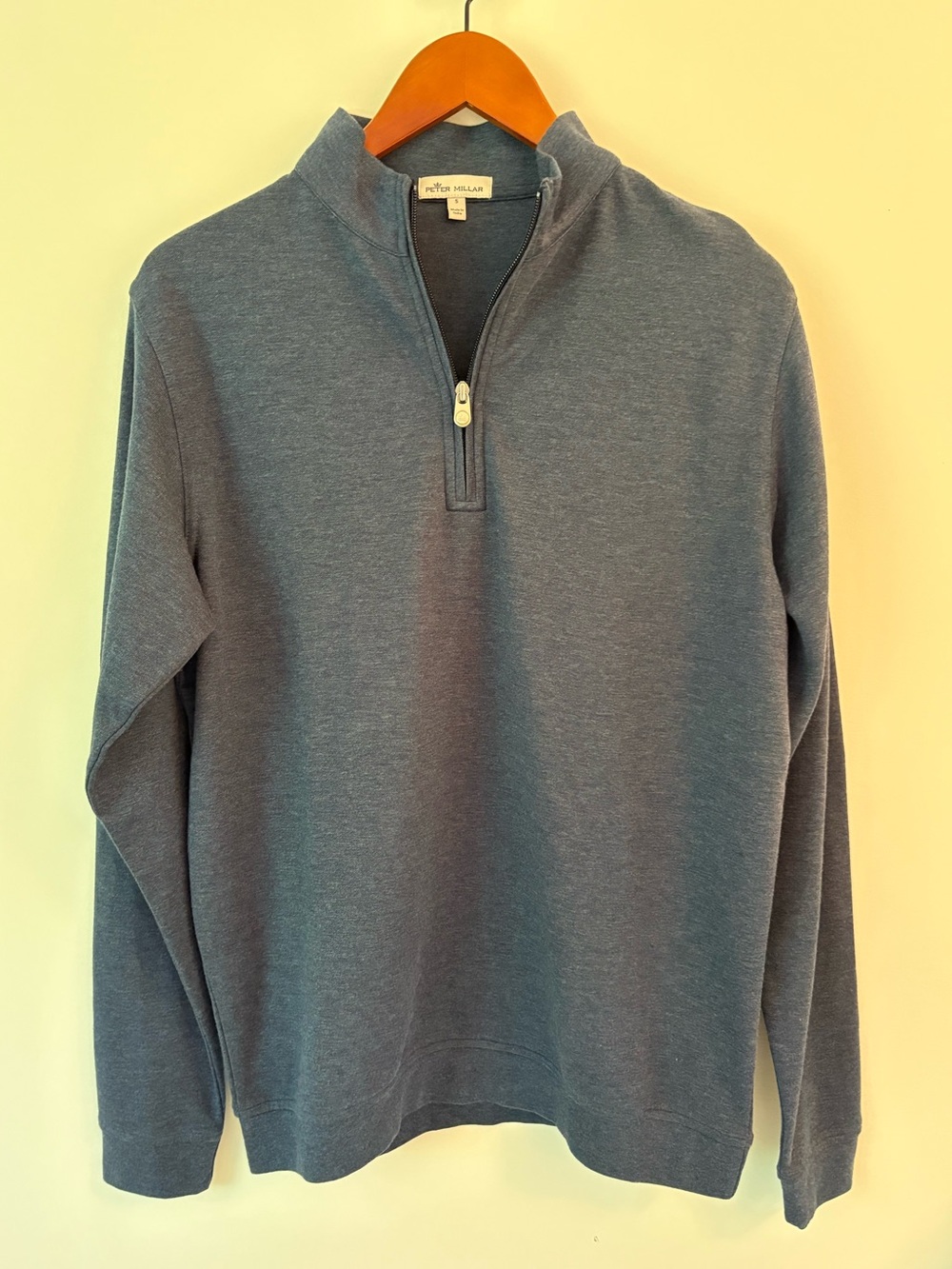 Peter Millar Slate Blue Half-Zip Pullover